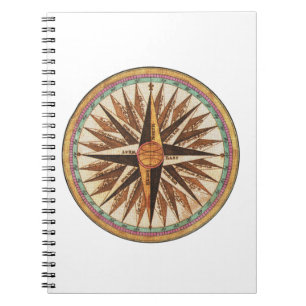 Carnet Navigateur de boussole du navire Vintage nautique