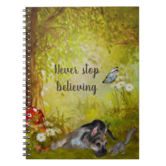 Carnet Ne Cessez Jamais De Croire Au Chiot Berger Alleman