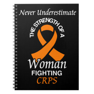 Carnet Ne jamais sous-estimer/Ruban/Femme...CRPS