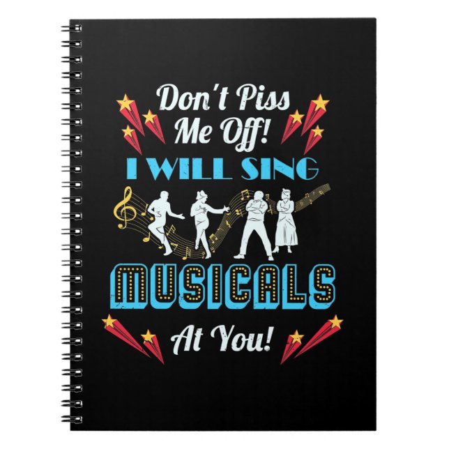 Carnet Ne Me Fâche Pas Comédies Musicales (Devant)