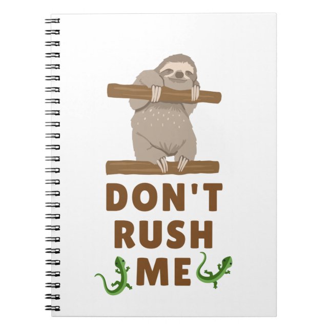 Carnet Ne me précipitez pas (Devant)
