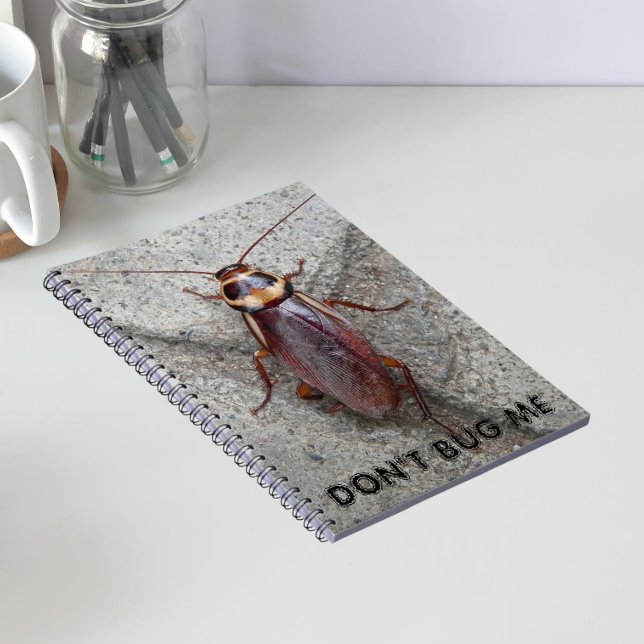 Carnet Ne m'embête pas Photo de Mème Cafard (In Situ)
