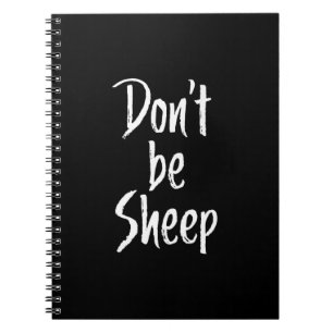 Carnet Ne pas être des moutons   Citations d'Humour à pro