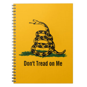 Carnet Ne pas me taper sur le drapeau de Gadsden