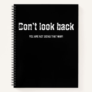 Carnet Ne pas regarder en arrière