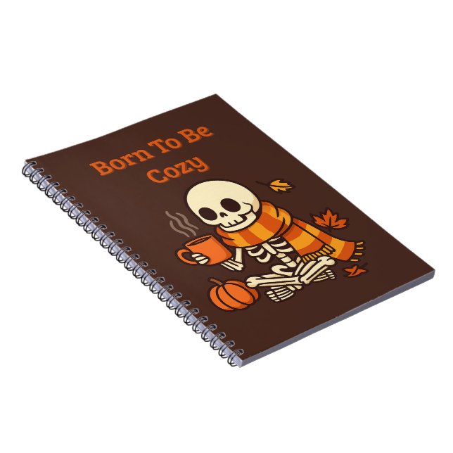 Carnet Né pour être cosy – squelette (Côté Droit)