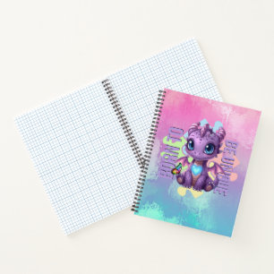 Carnet Né pour être unique - Dragon mignon - Sensibilisat