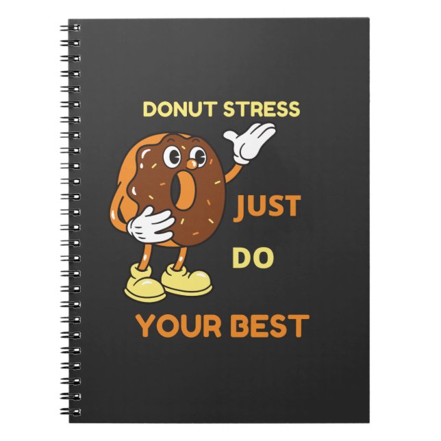 Carnet Ne stress pas faire votre meilleur dans le test (Devant)