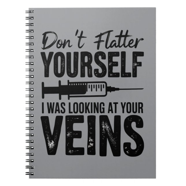 Carnet Ne vous flattez pas, je regardais vos veines (Devant)