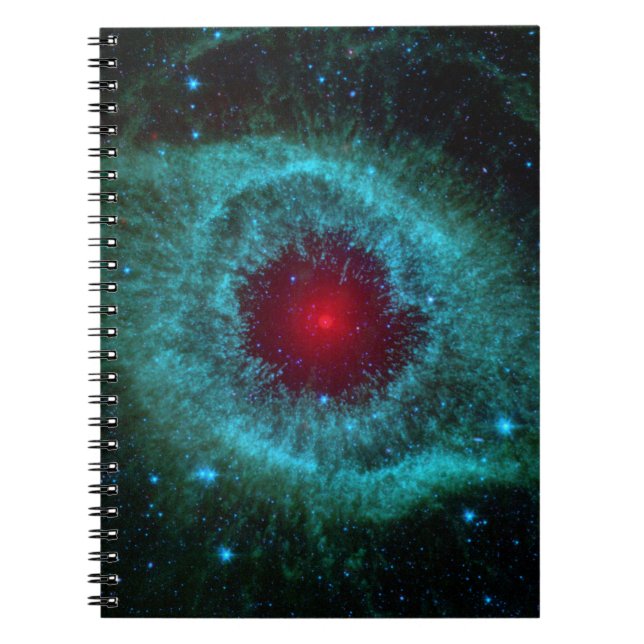 Carnet Nébuleuse d'hélice, belles étoiles dans la galaxie (Devant)