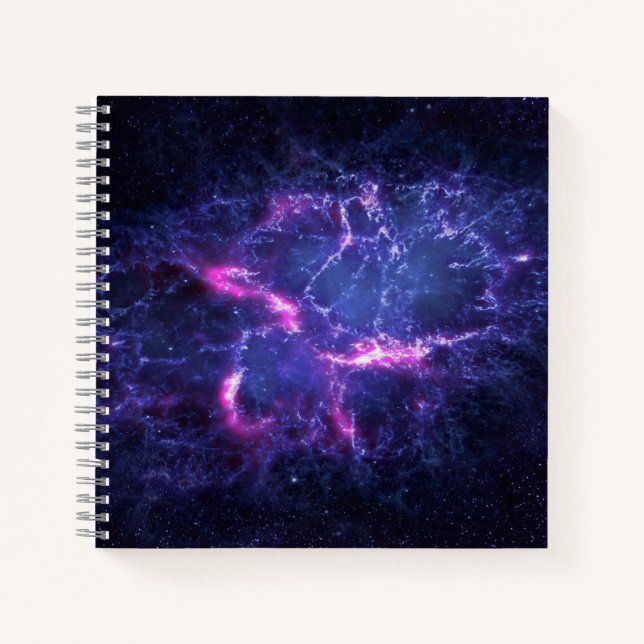 Carnet Nébuleuse spatiale dynamique Image cosmique (Devant)