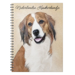 Carnet Nederlandse Kooikerhondje Peinture - Chien Art