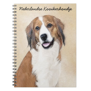 Carnet Nederlandse Kooikerhondje Peinture - Chien Art
