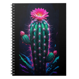 Carnet Neon Cactus Bloom