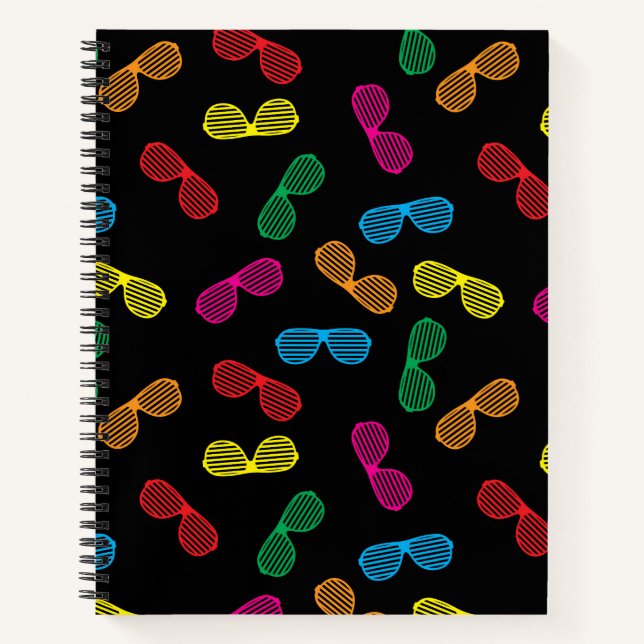 Carnet Neon Classic Lunettes de soleil Motif (Devant)