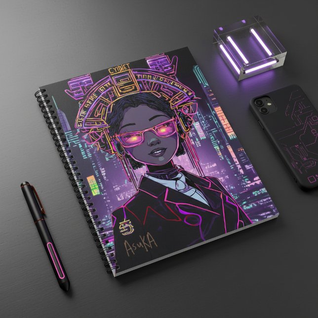 Carnet Neon Future ID personnalisé ID1028 (Créateur téléchargé)