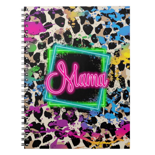 Carnet Neon Mama (Devant)