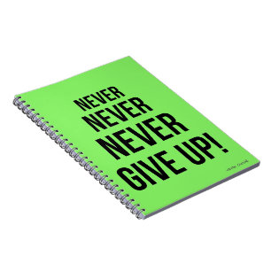 Carnet Neon n'abandonne jamais la motivation de Winston C