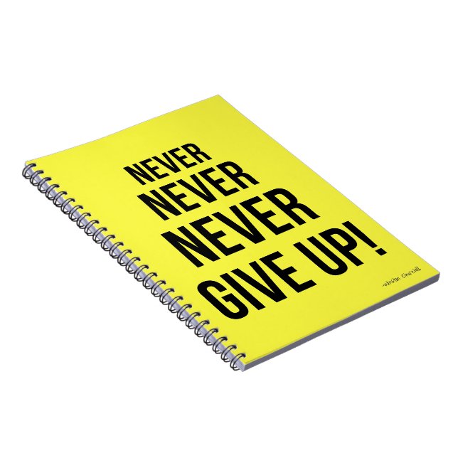 Carnet Neon n'abandonne jamais la motivation de Winston C (Côté Droit)
