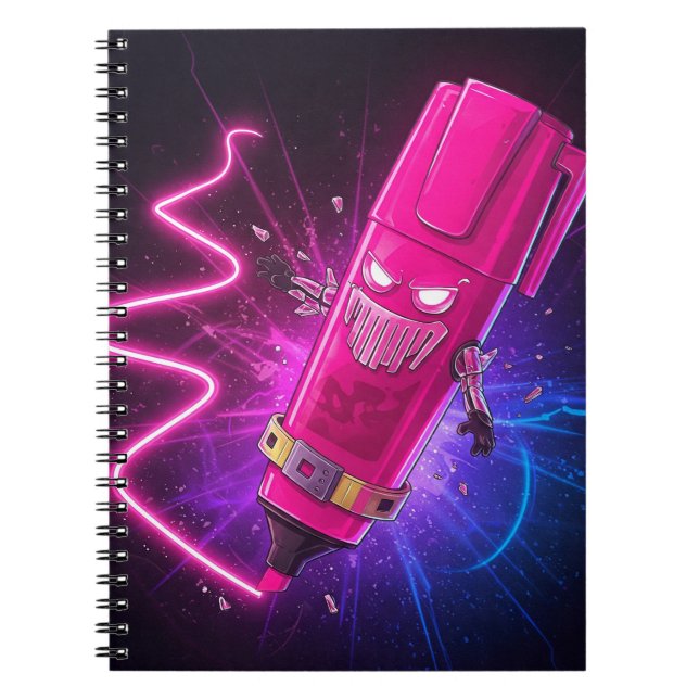 Carnet Neon Scribbler (Devant)