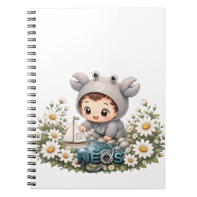 Carnet Neos Kawaii Zodiaque Cancer (Devant)