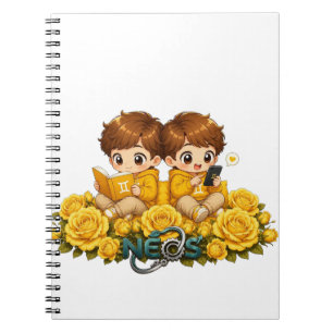 Carnet Neos Kawaii Zodiaque Gémeaux