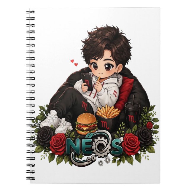 Carnet Neos Kawaii Zodiaque Scorpion (Devant)