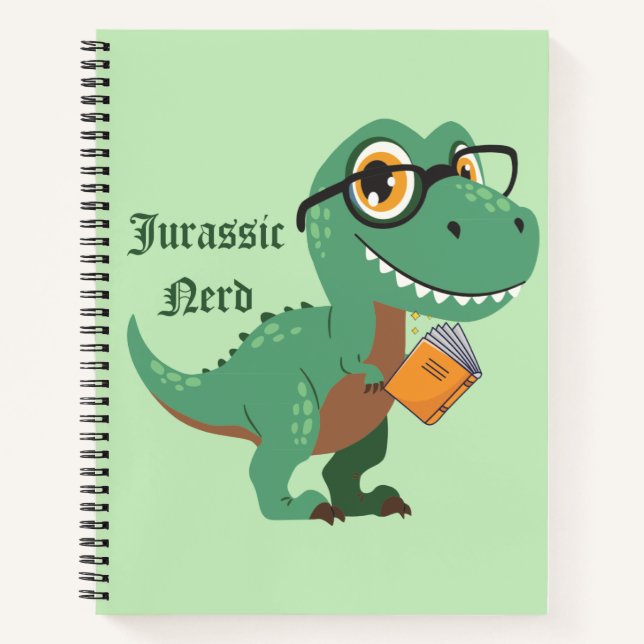 Carnet Nerd jurassique (Devant)