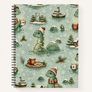 Carnet Nessie de Noël Monstre du Loch Ness Confortable Cr