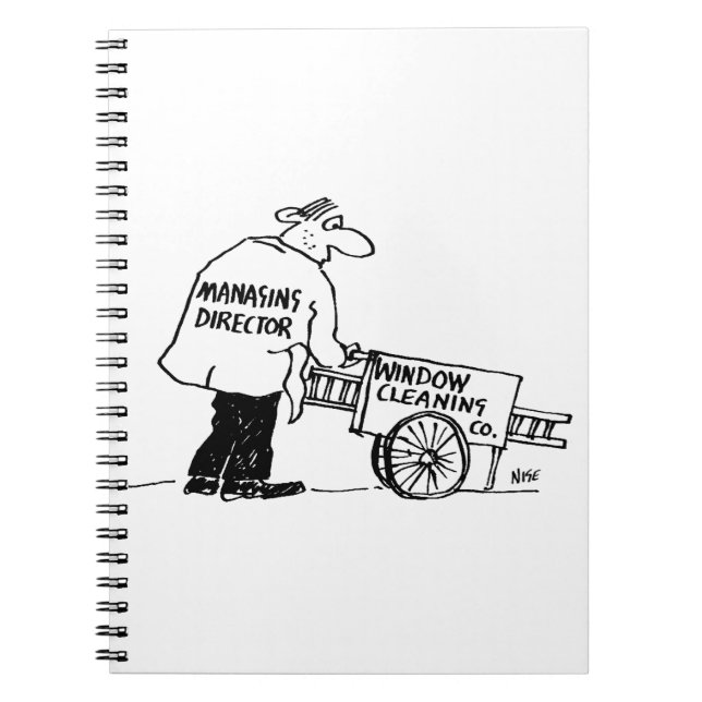 Carnet Nettoyeur de fenêtre avec panier de nettoyage de f (Devant)