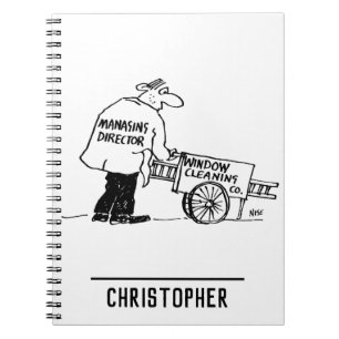 Carnet Nettoyeur de fenêtres avec chariot de nettoyage de