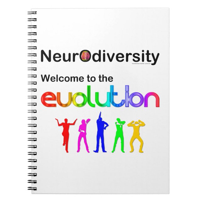 Carnet Neurodiversité Bienvenue dans l'Évolution (Devant)