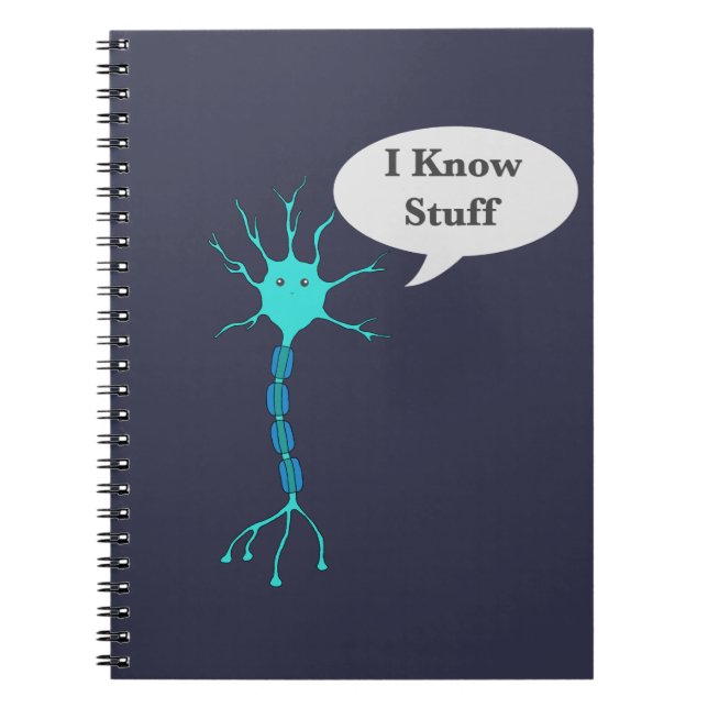Carnet Neurone Je sais des choses (Devant)