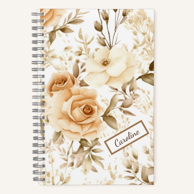 Carnet Neutre Rose moderne (Recto)