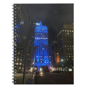 Carnet New York Central Building NYC Park Avenue Nuit