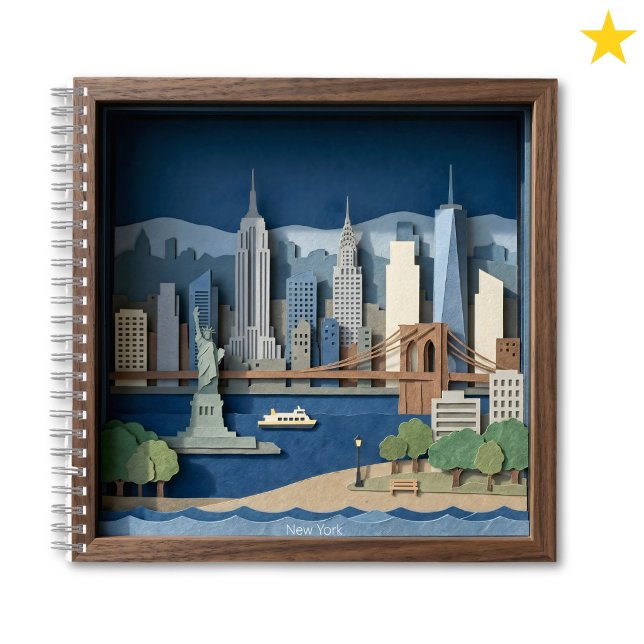 Carnet New York City America Layered Paper Art Diorama (Créateur téléchargé)