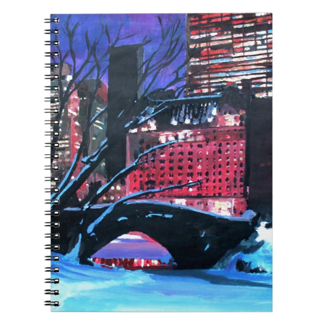 Carnet New York City - hiver de Central Park (Devant)
