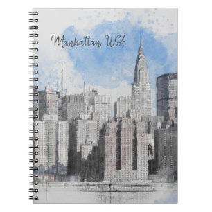 Carnet New York City Manhattan Skyline