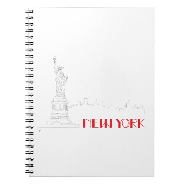 Carnet New-York, Cool de la Statue de la Liberté (Devant)