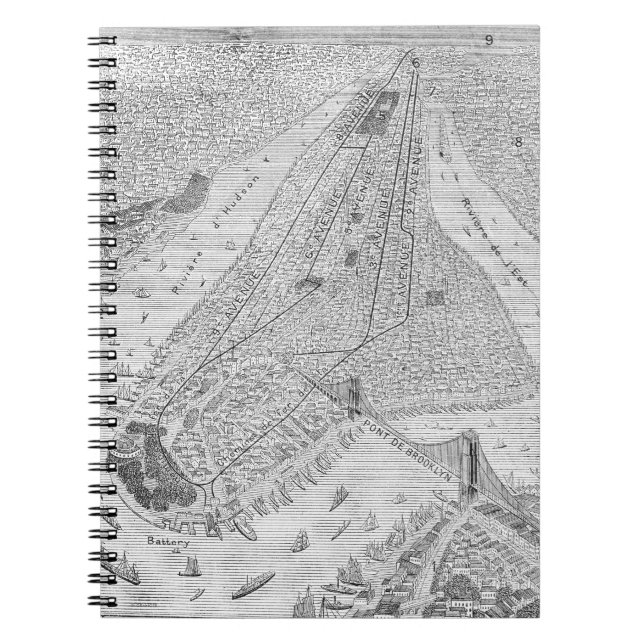 Carnet New York : Train d'EL, C1878 (Devant)