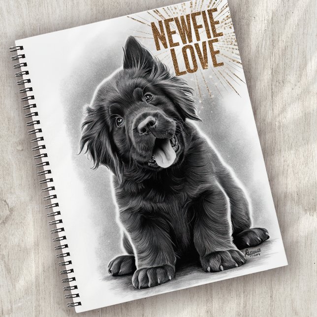 Carnet Newfie Love Newfoundland Dog (Créateur téléchargé)