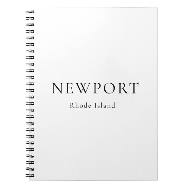 Carnet Newport Rhode Island Notebook  (Devant)