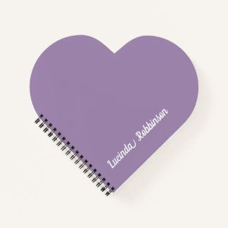 Carnet Nid d'abeille | Couleur unie Violet 2 Personnel