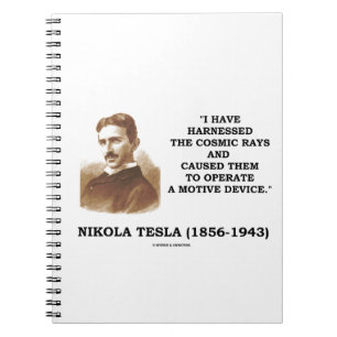 Carnet Nikola Tesla a armé le dispositif de motif de