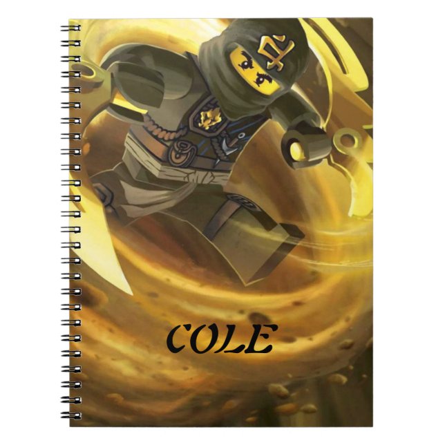 Carnet Ninjago Cole (Devant)