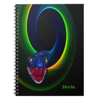 Carnet Nion serpent personnalisé