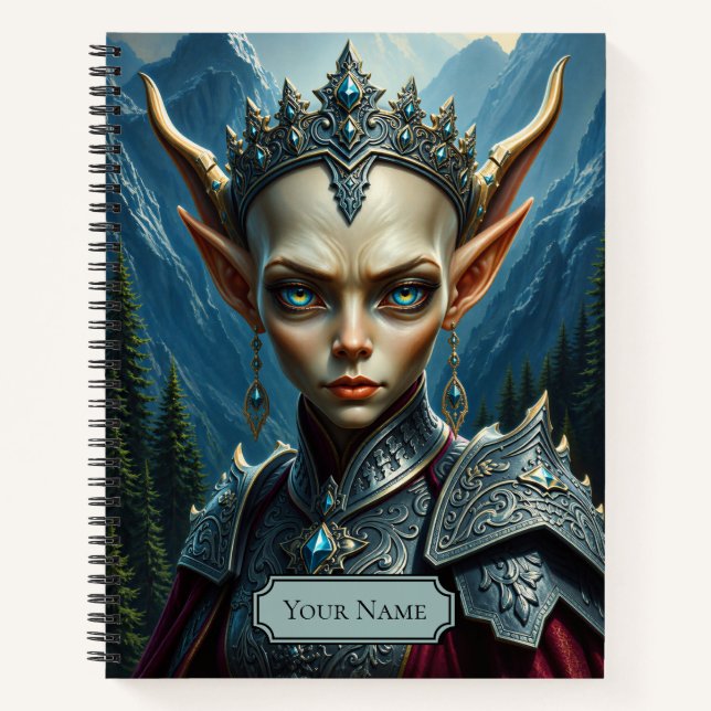 Carnet Nivalis Mountain Queen Dark Fantasy Relié (Devant)