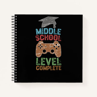 Carnet Niveau intermédiaire Terminé - Cadeau d'études