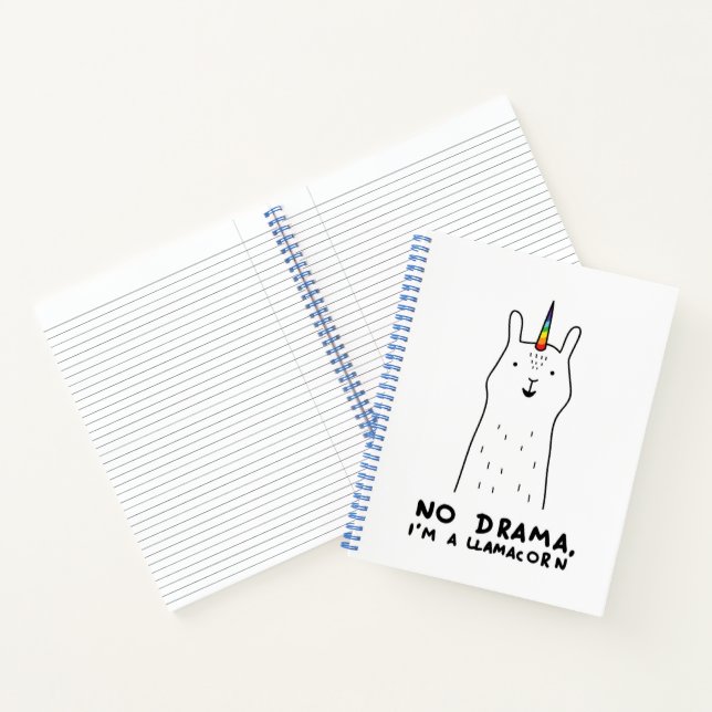 Carnet No Drama I'm A Llamacorn (Intérieur)