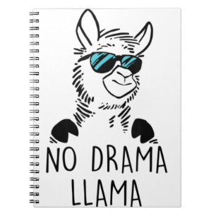 Carnet No Drama Llama Funny Lama Shirt
